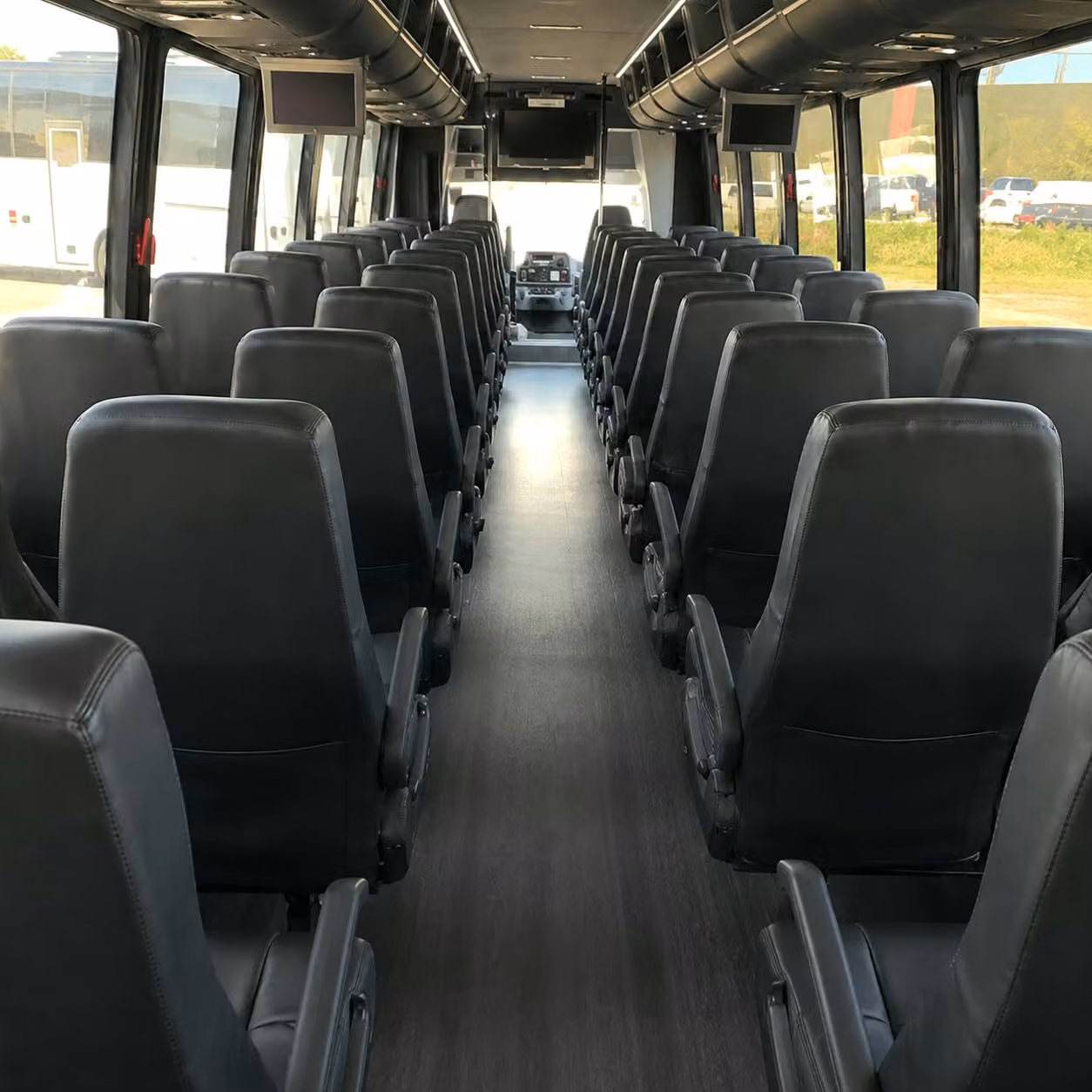 35 passenger minibus interior