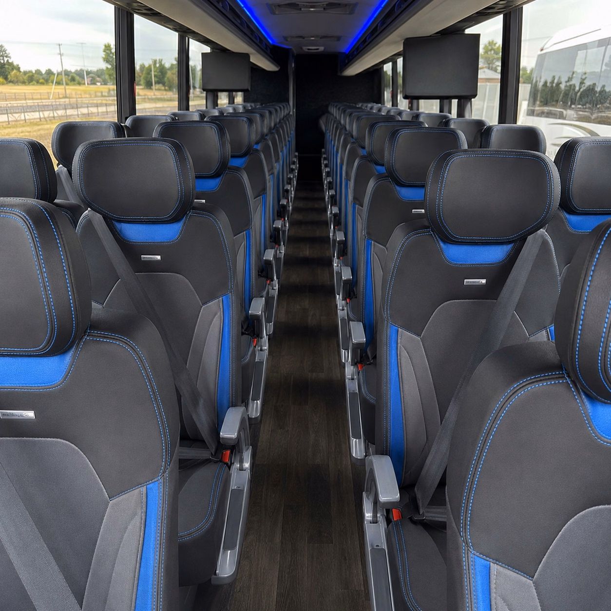 midwest city long distance charter bus rentals
