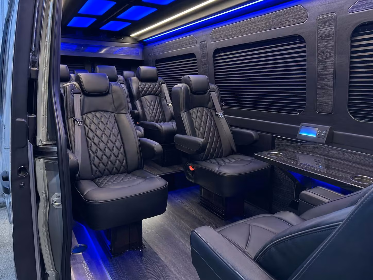 sprinter van transportation for groups and events across midwest city