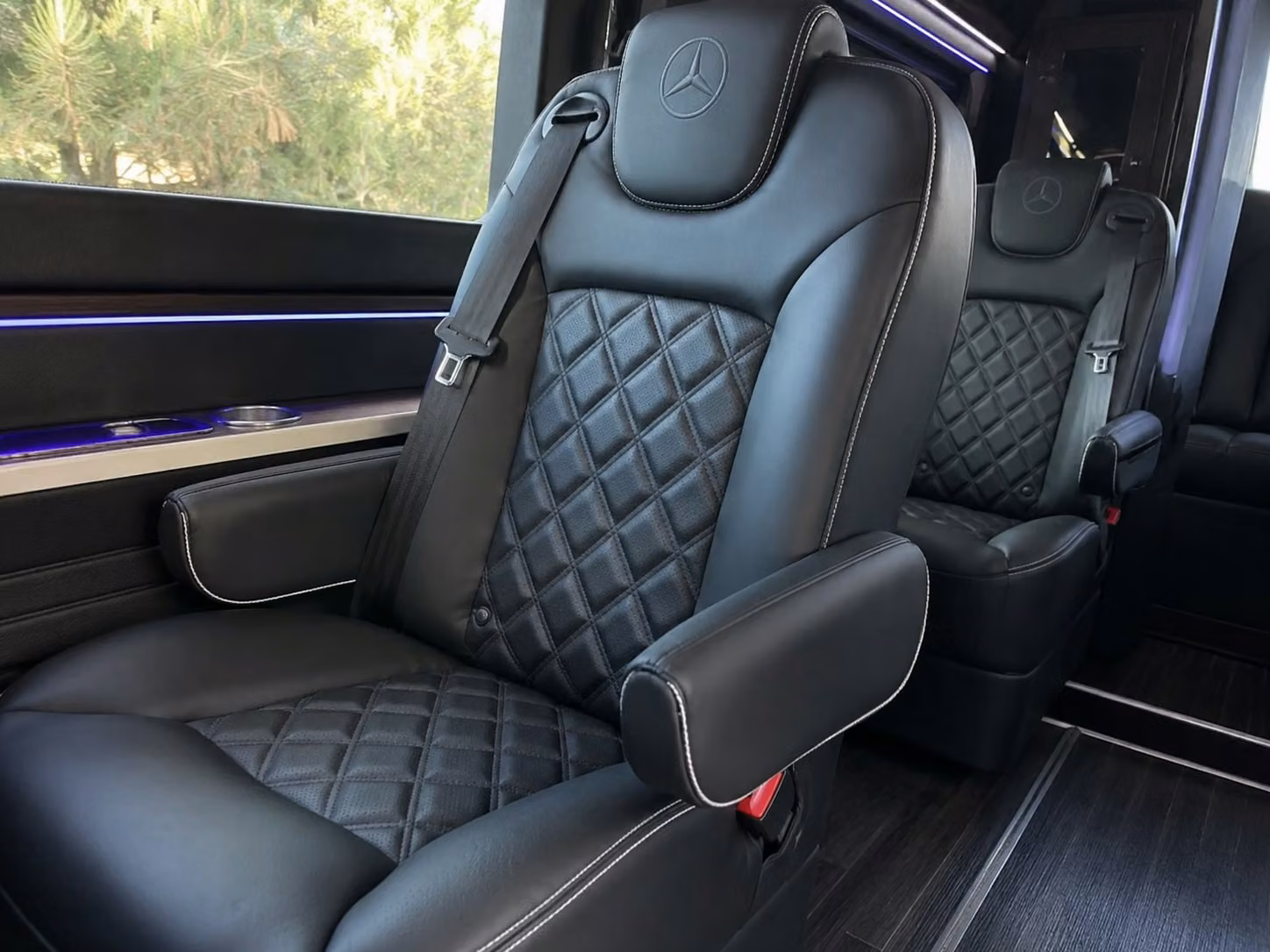 sprinter van with driver interior
